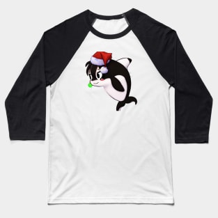 Cute Orca Drawing Baseball T-Shirt